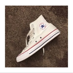 White Hightop Converse
